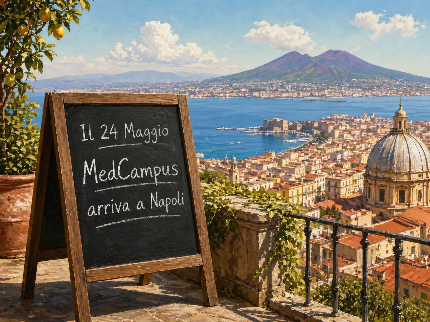 Il 24 Maggio MedCampus arriva a Napoli